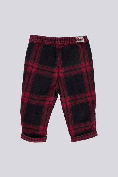 Baby Boy Plaid Trousers
