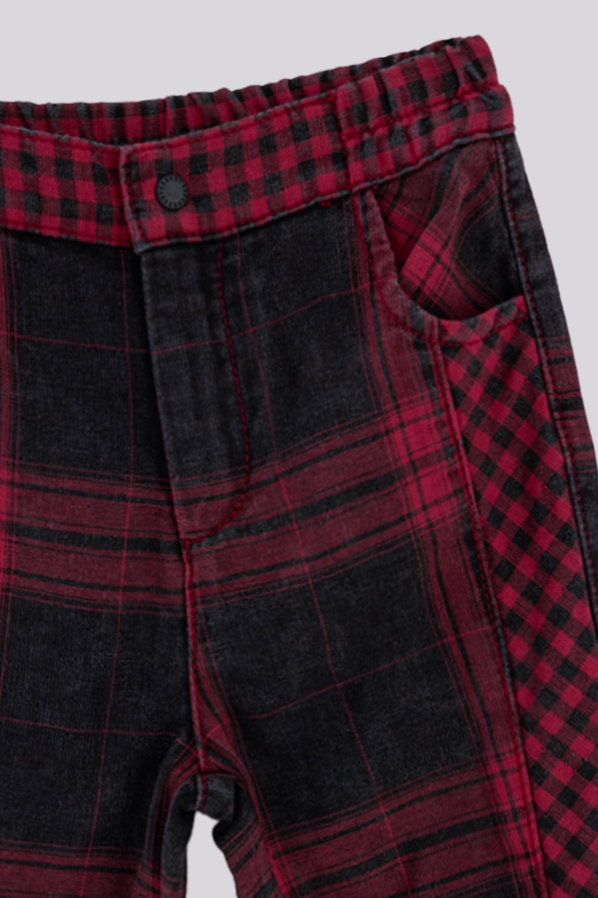 Baby Boy Plaid Trousers
