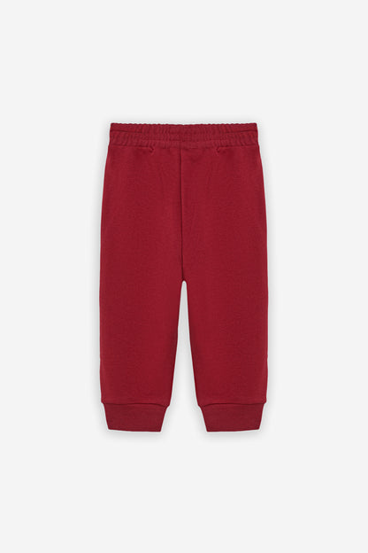 Baby Boy Red Tracksuit Bottom