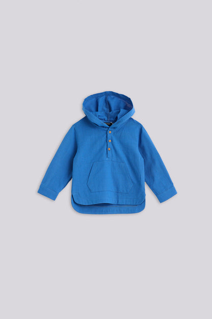 Baby Boy Saxe Shirt