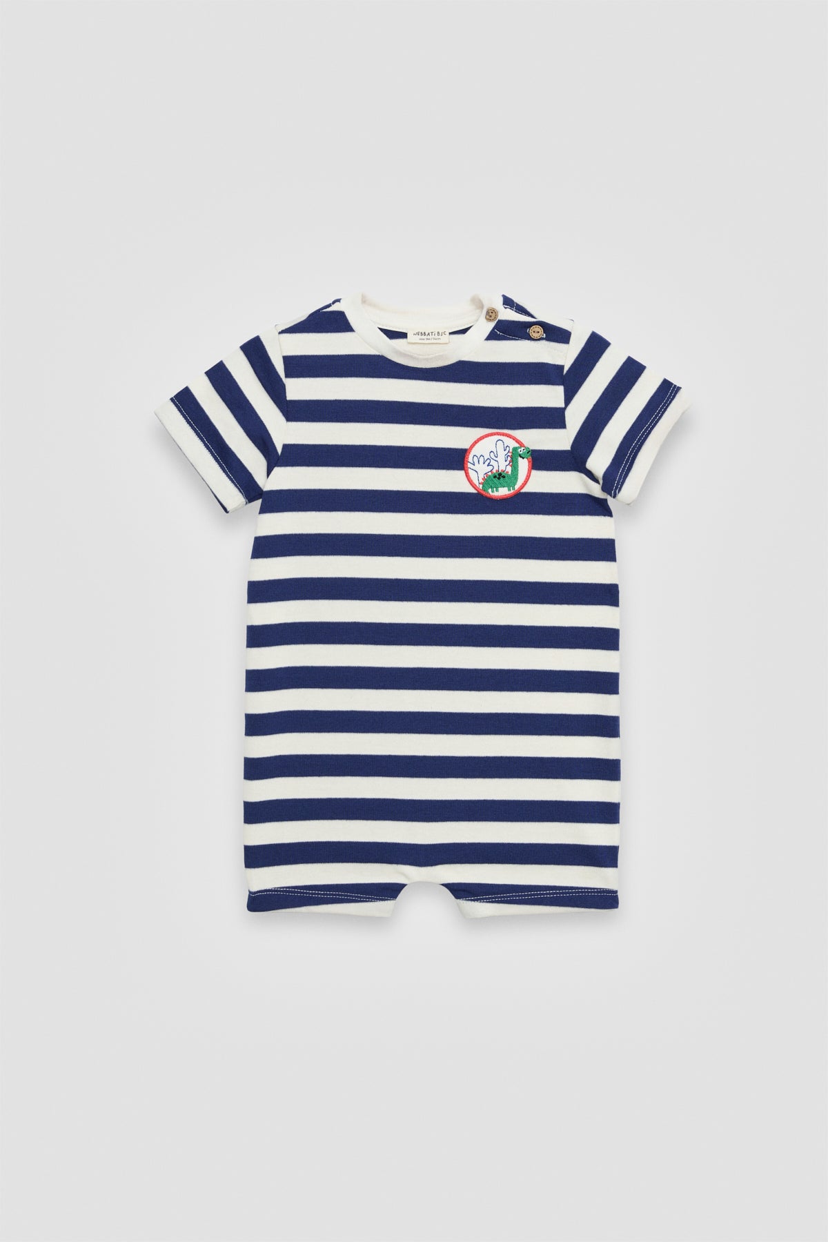 Baby Boy Striped Overall