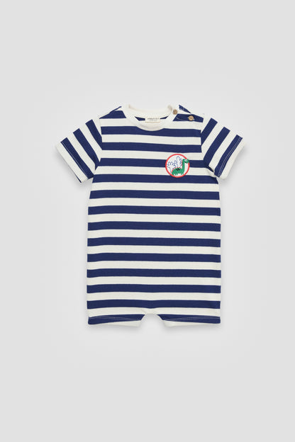 Baby Boy Striped Overall