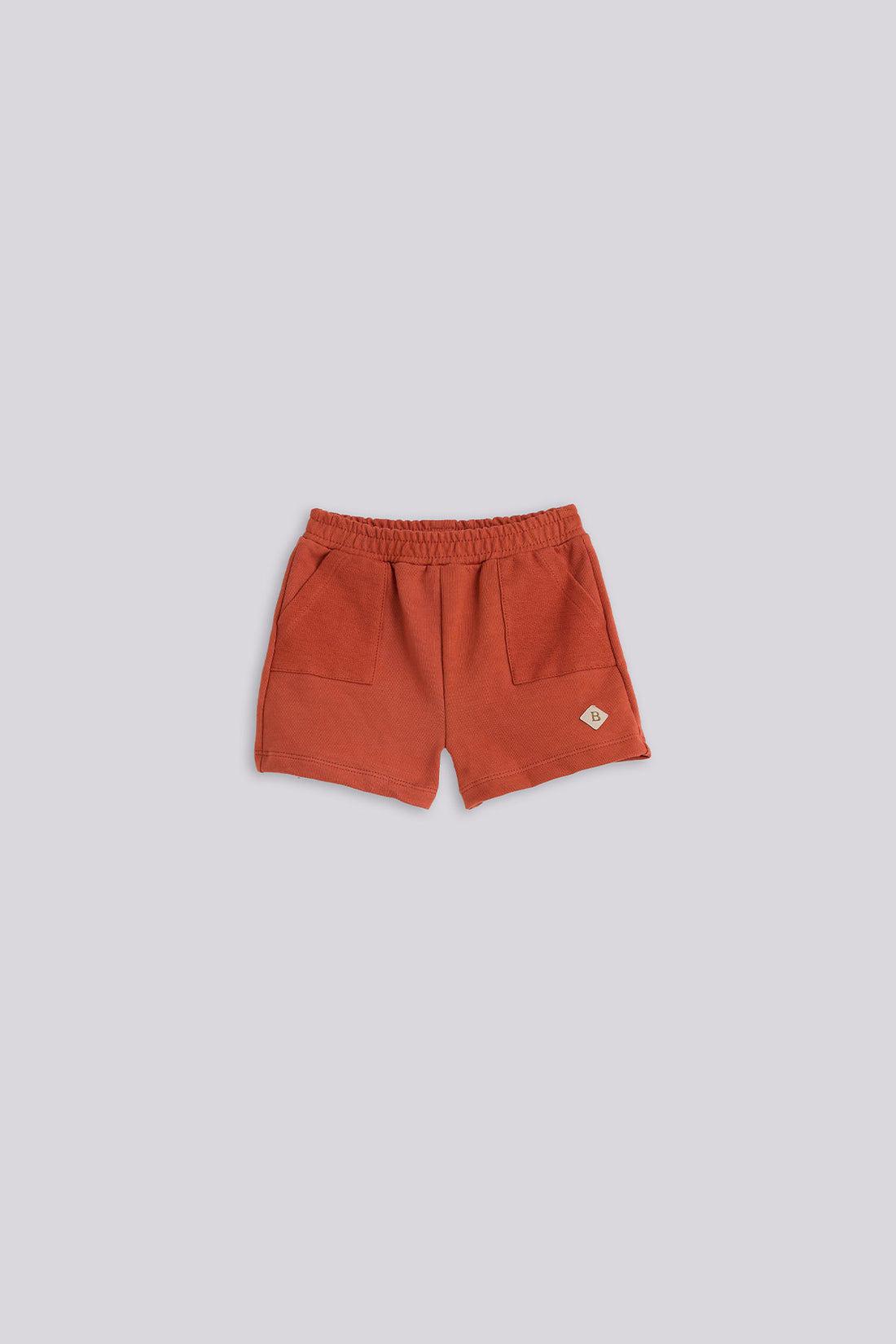 Baby Boy Tile Red Shorts