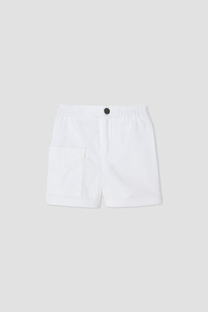 Baby Boy White Shorts