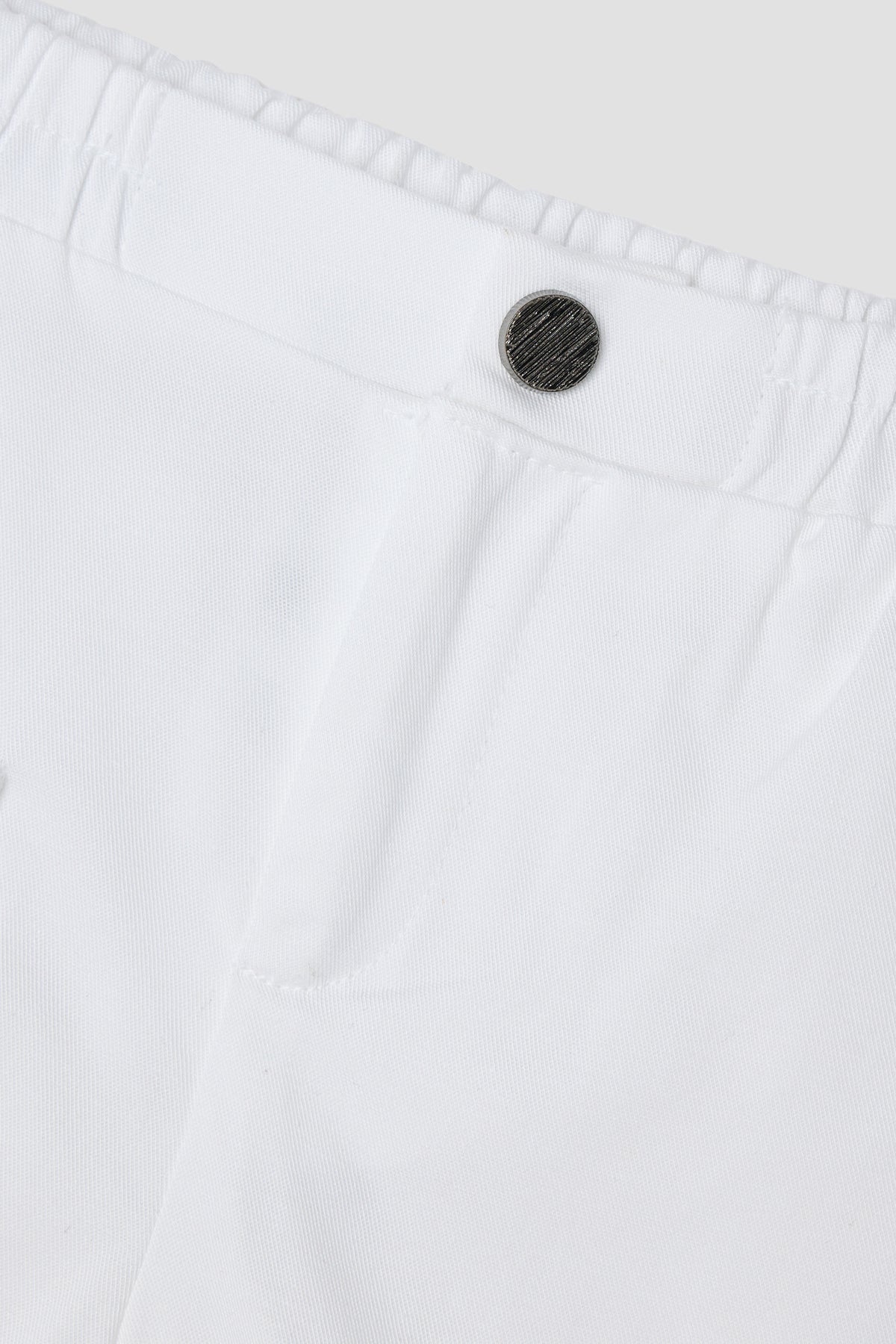 Baby Boy White Shorts