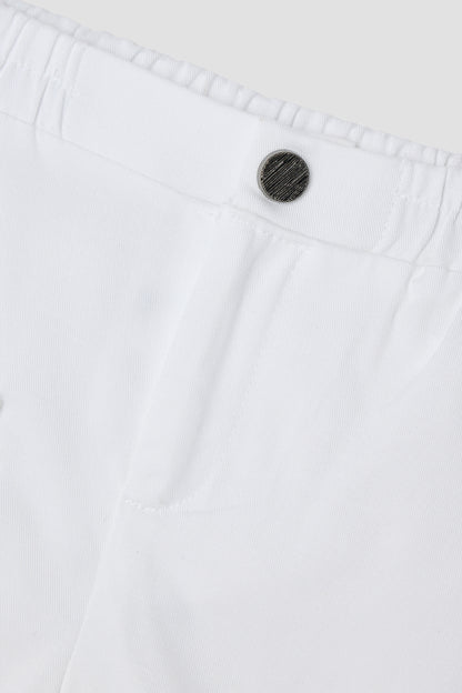 Baby Boy White Shorts