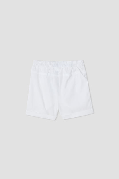 Baby Boy White Shorts