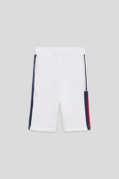 Baby Boy White Tracksuit Bottom