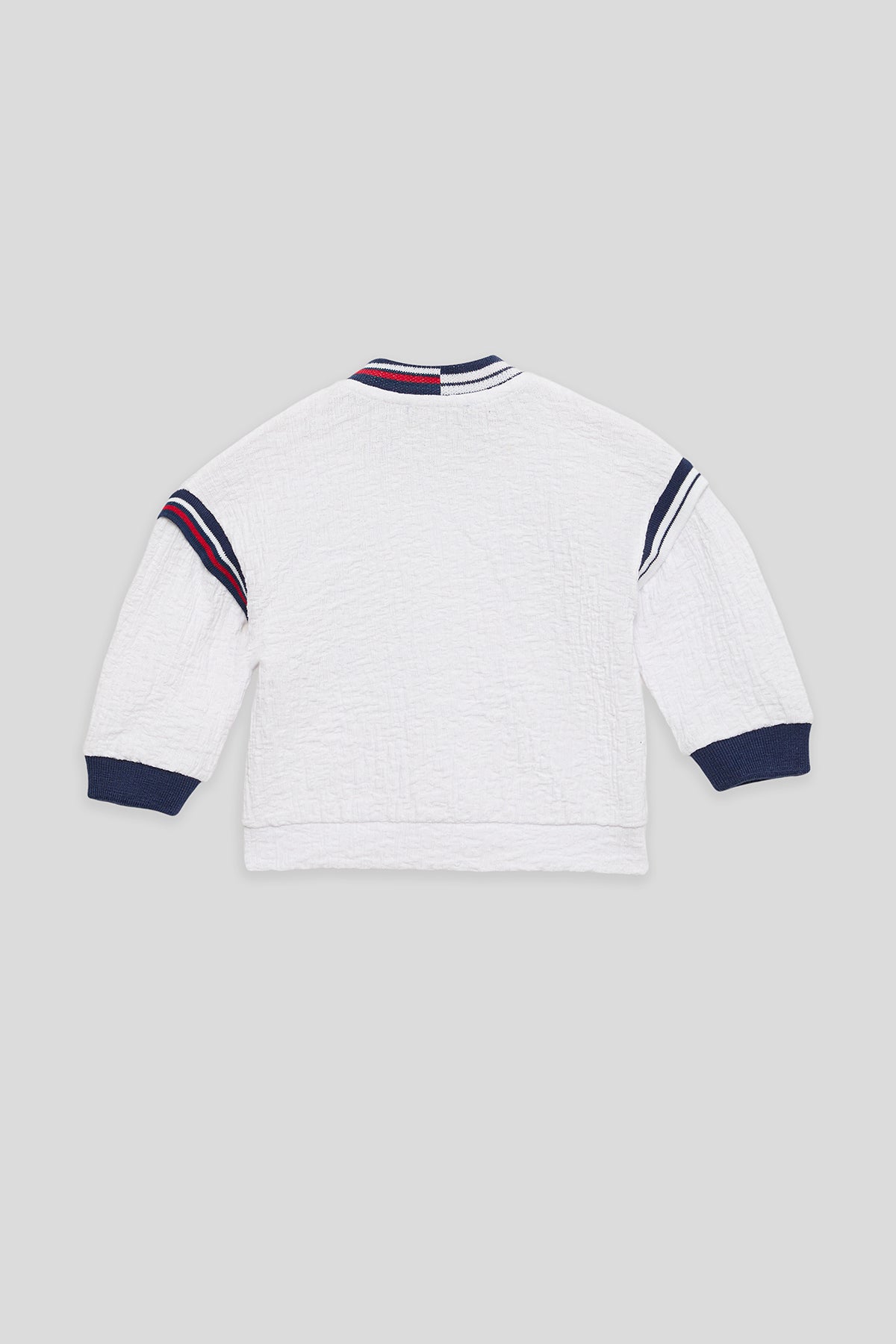 Baby Boy White Tracksuit Top
