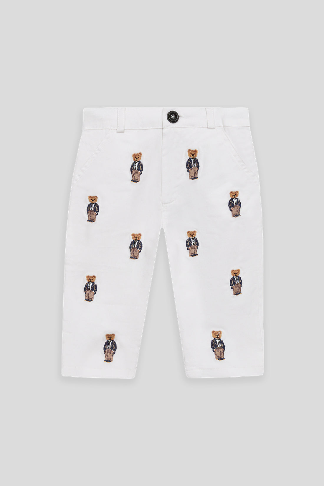 Baby Boy White Trousers