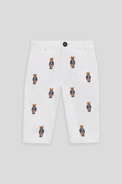 Baby Boy White Trousers