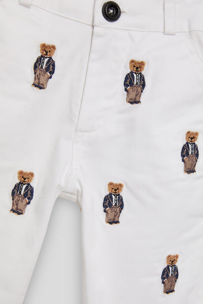 Baby Boy White Trousers