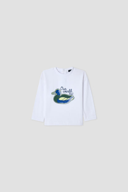 Baby Boy White Tshirt