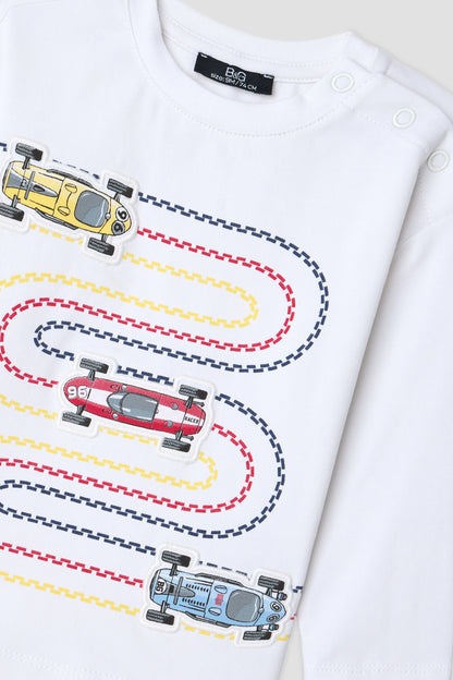 Baby Boy White Tshirt