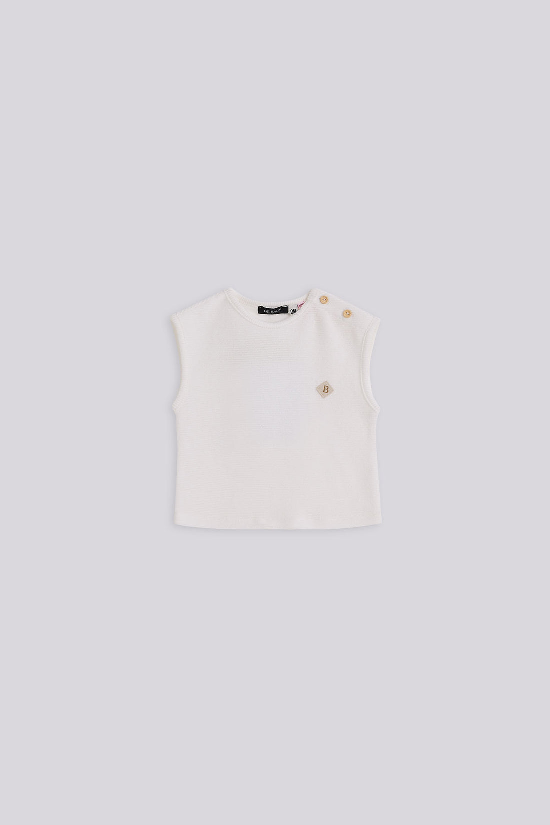 Baby Boy White Undershirt