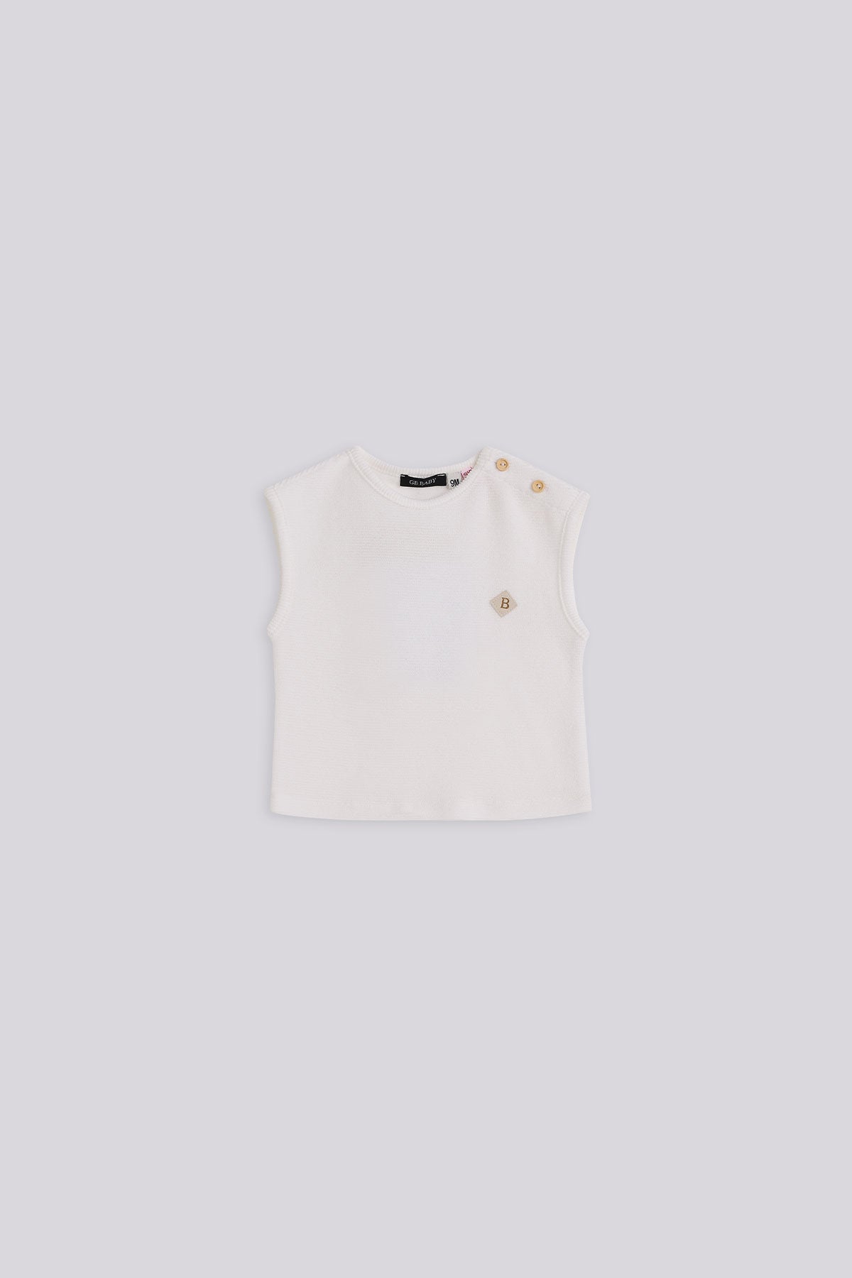 Baby Boy White Undershirt