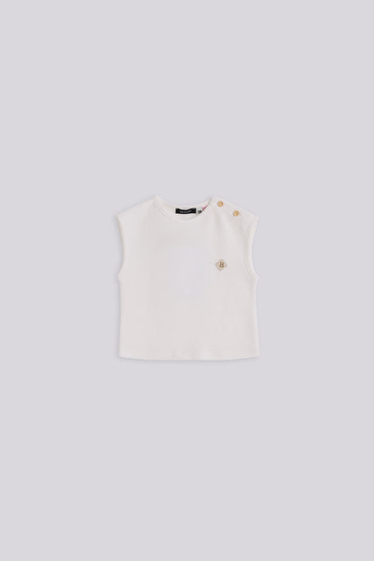 Baby Boy White Undershirt