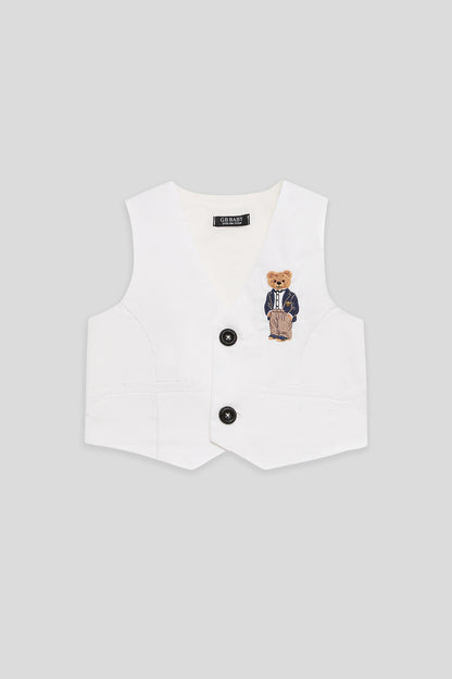 Baby Boy White Vest