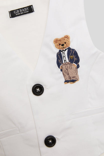Baby Boy White Vest