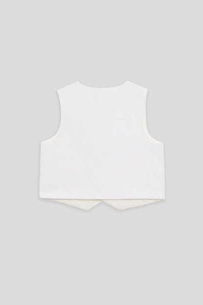 Baby Boy White Vest