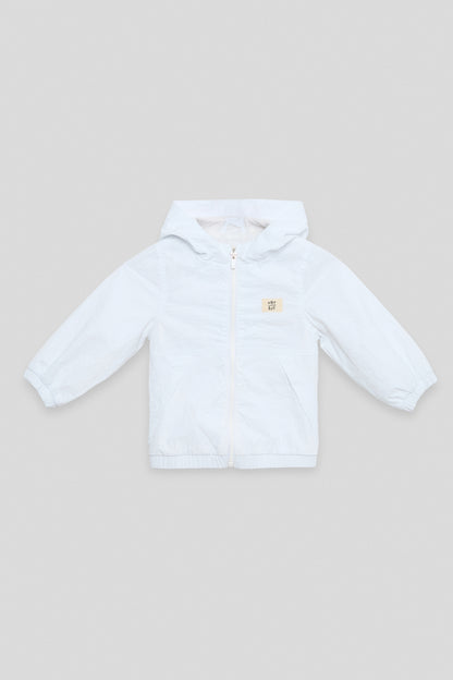 Baby Boy White Windbreaker