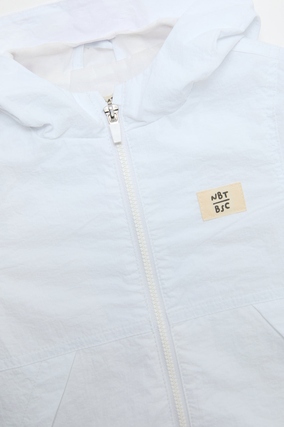 Baby Boy White Windbreaker