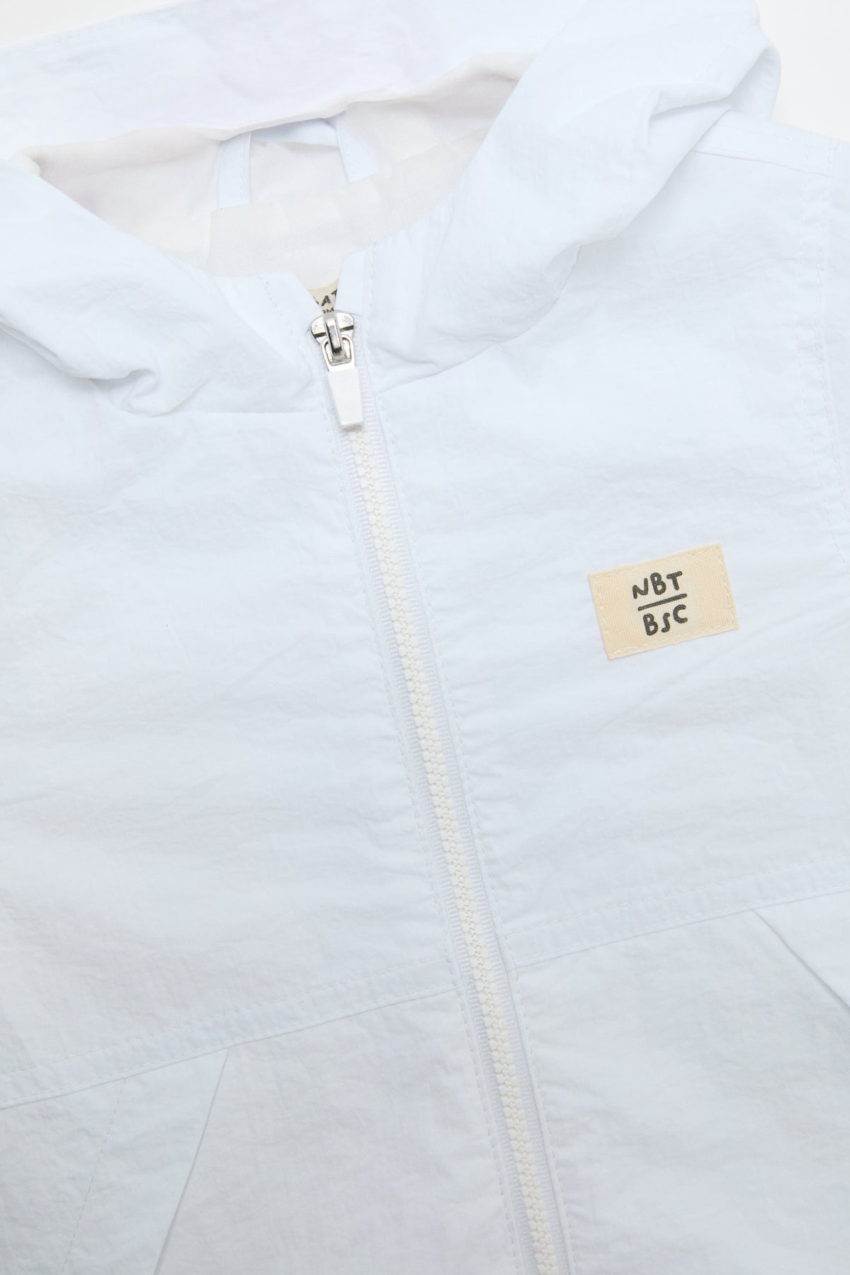 Baby Boy White Windbreaker
