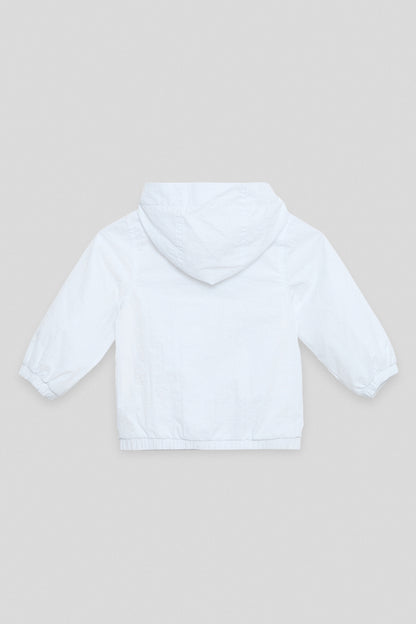 Baby Boy White Windbreaker