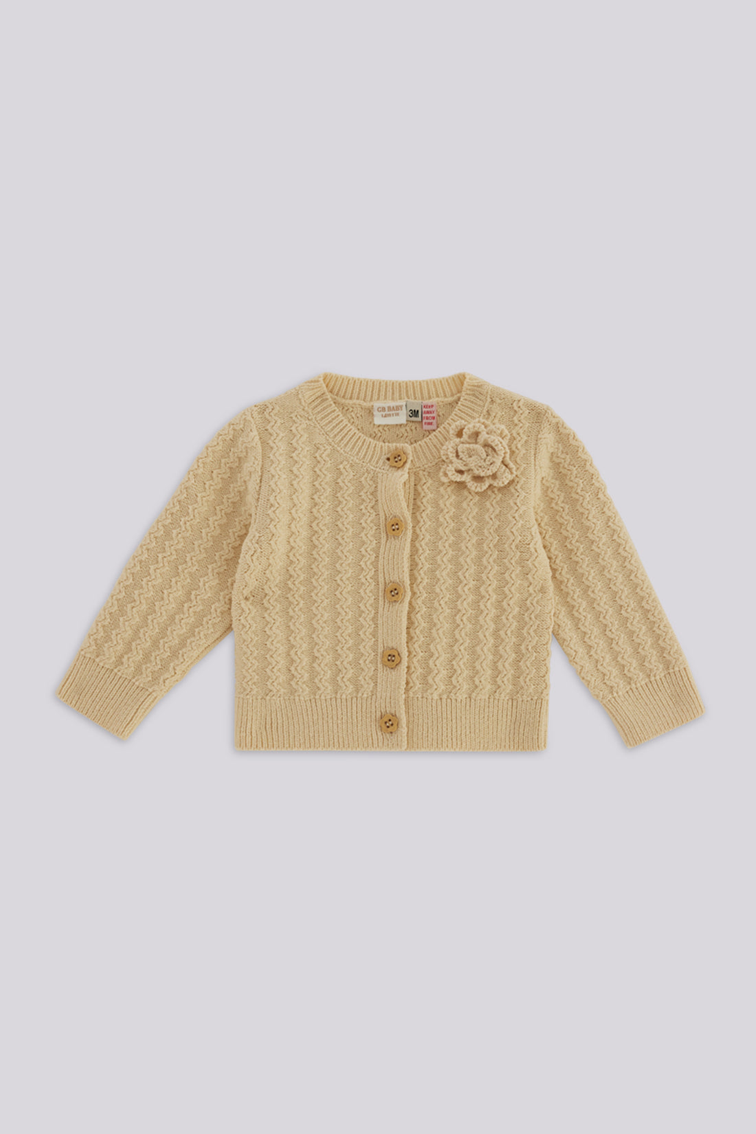 Baby Girl Beige Cardigan