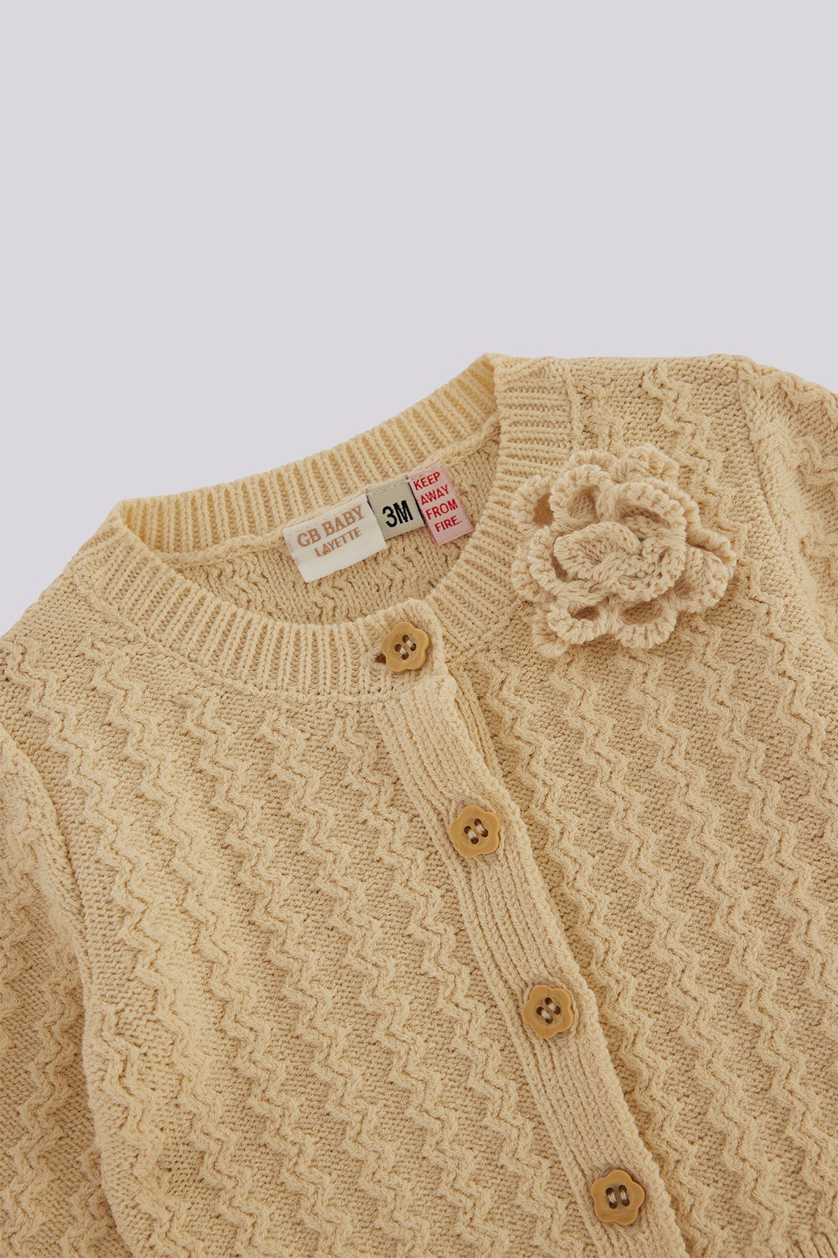Baby Girl Beige Cardigan