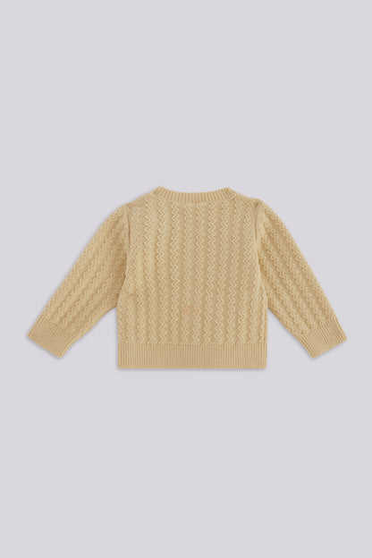Baby Girl Beige Cardigan