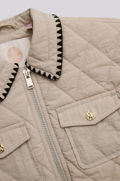 Baby Girl Beige Jacket