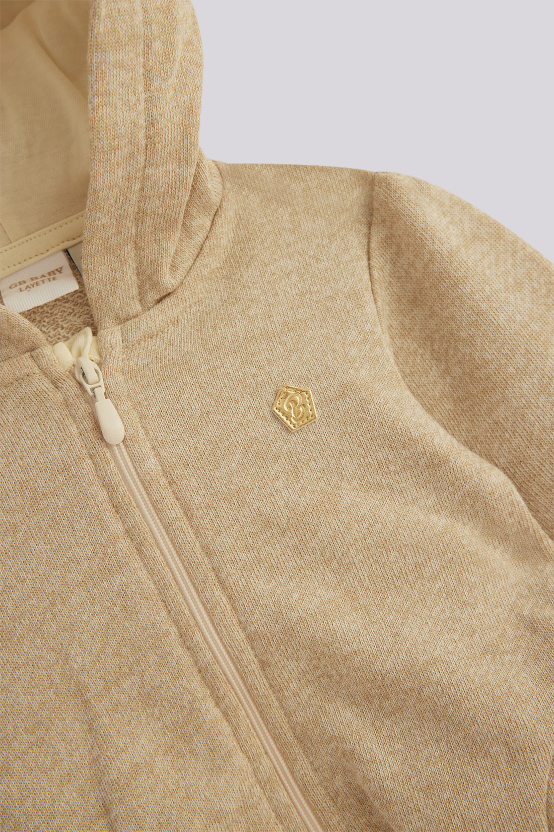 Baby Girl Beige Tracksuit Top