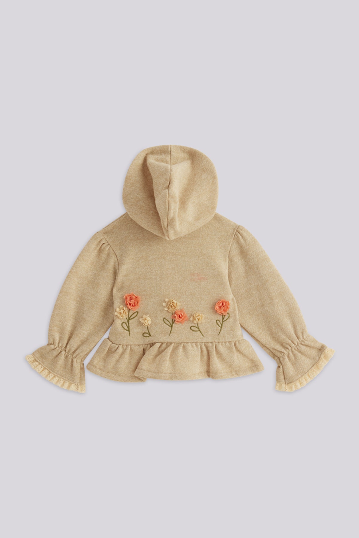 Baby Girl Beige Tracksuit Top