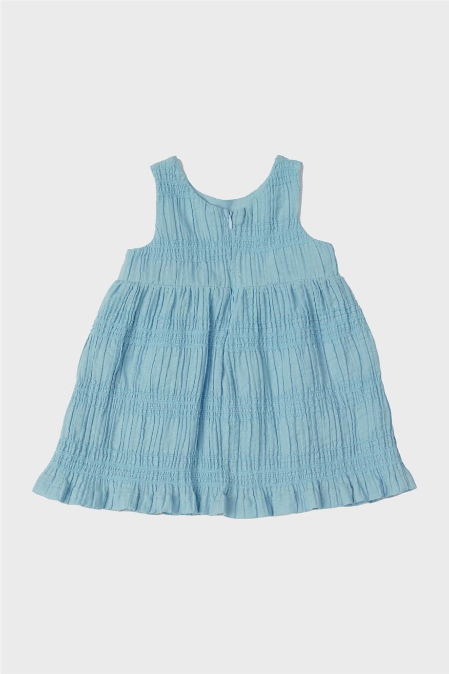 Baby Girl Blue Dress - BgStore