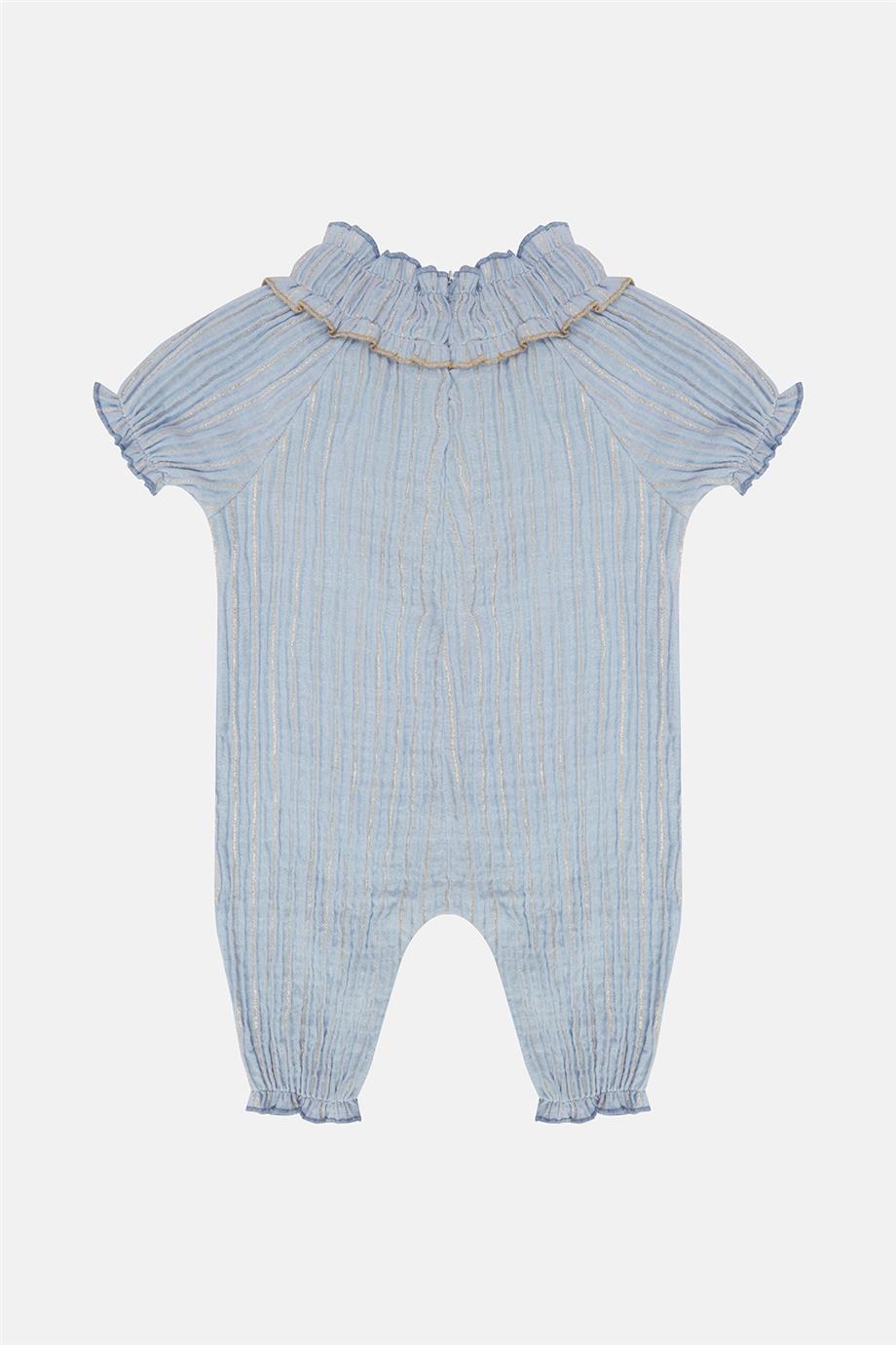 Baby Girl Blue Overall - BgStore
