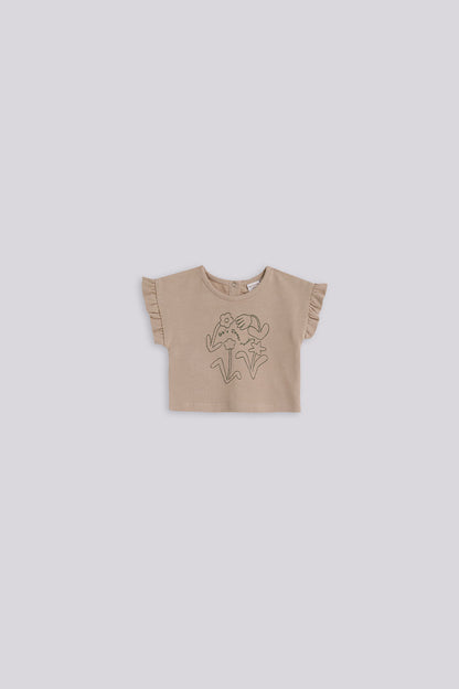 Baby Girl Brown Tshirt