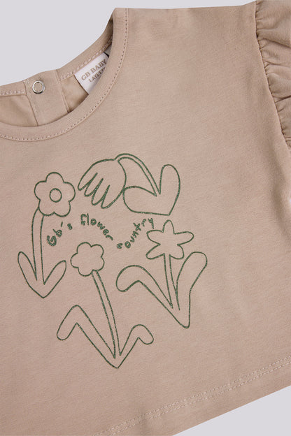 Baby Girl Brown Tshirt