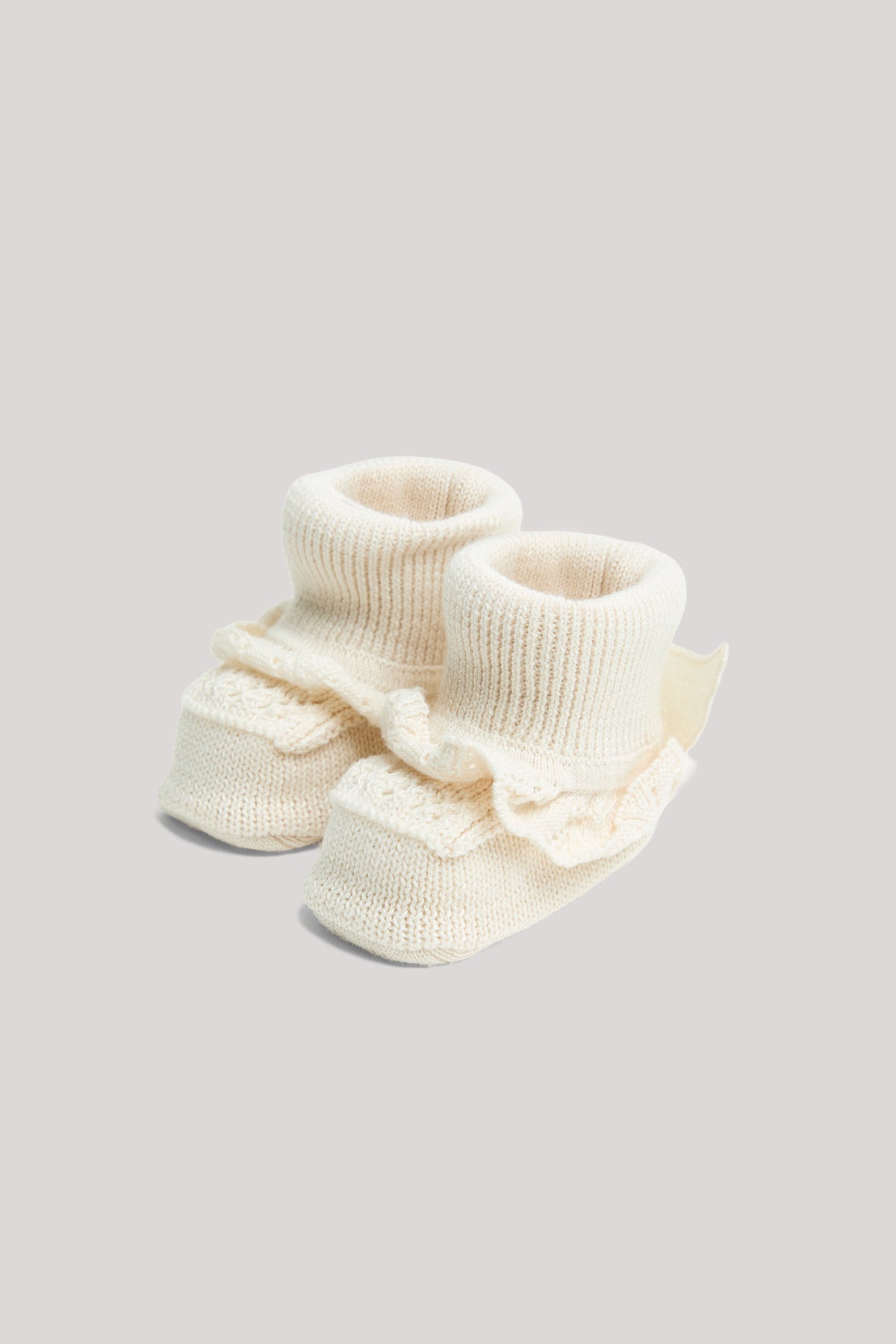 Baby Girl Ecru Bootees
