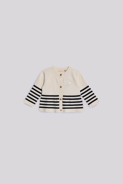 Baby Girl Ecru Cardigan