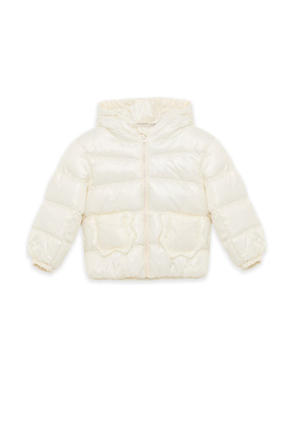 Baby Girl Ecru Coat