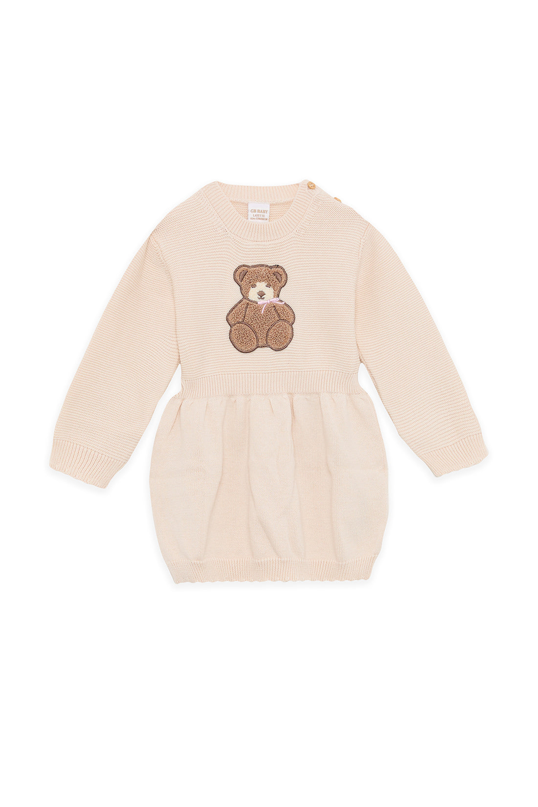 Baby Girl Ecru Dress