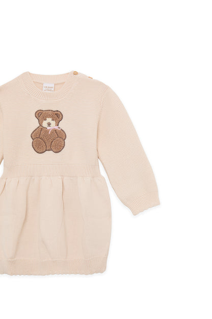 Baby Girl Ecru Dress