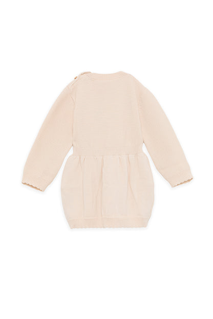 Baby Girl Ecru Dress