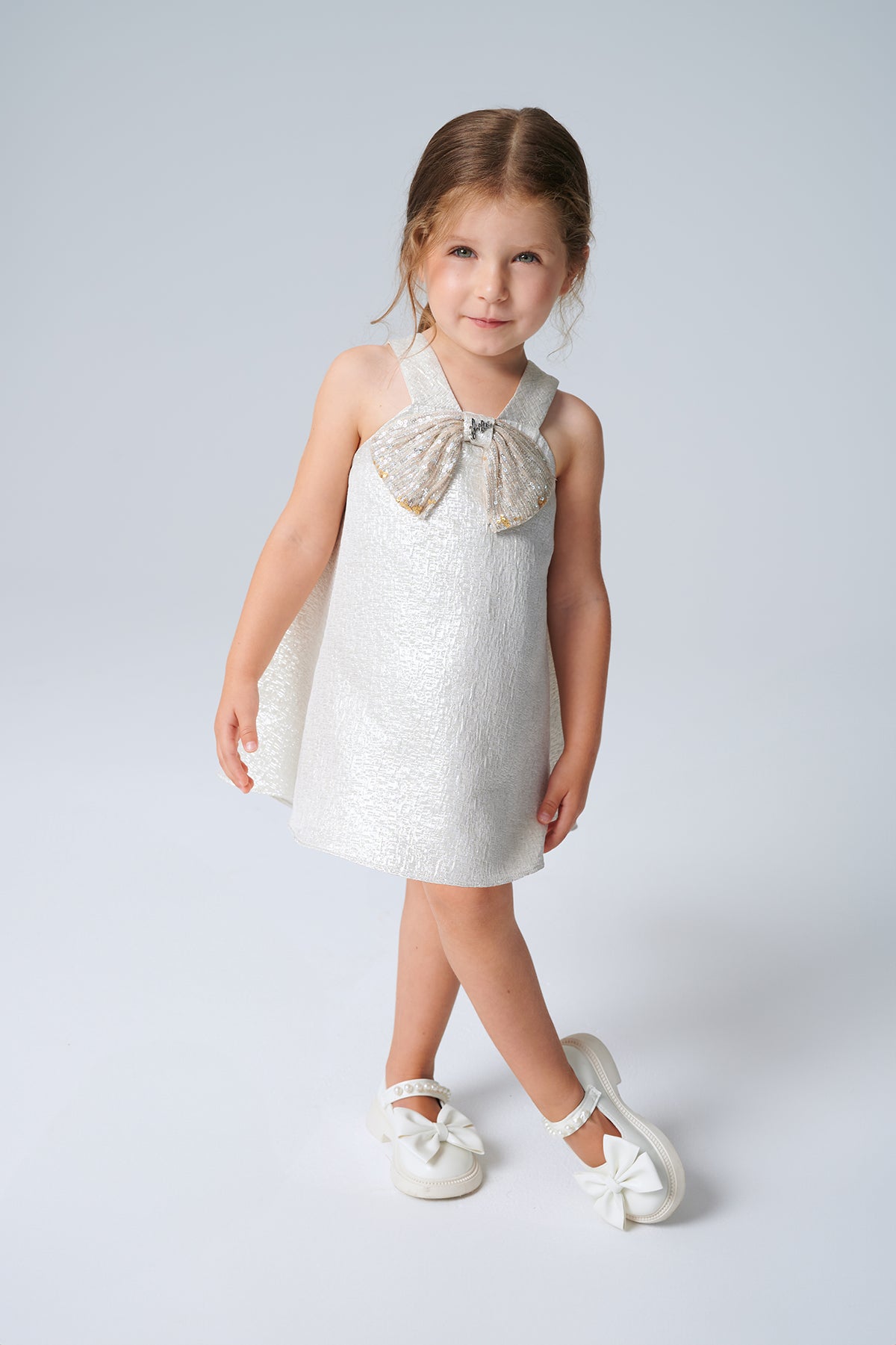 Baby Girl Ecru Dress
