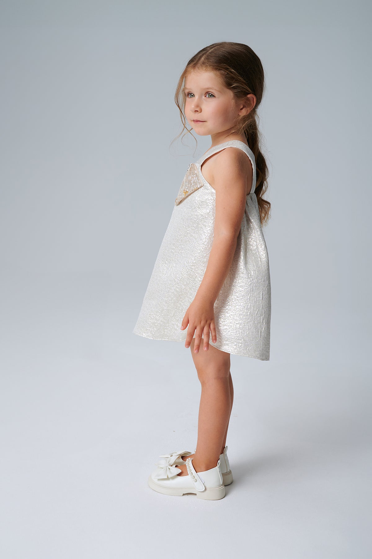 Baby Girl Ecru Dress