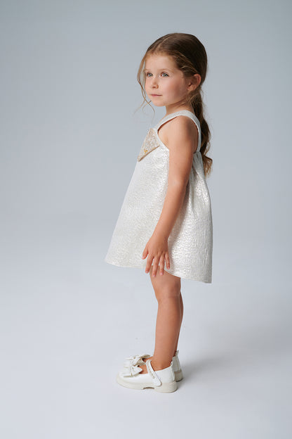Baby Girl Ecru Dress