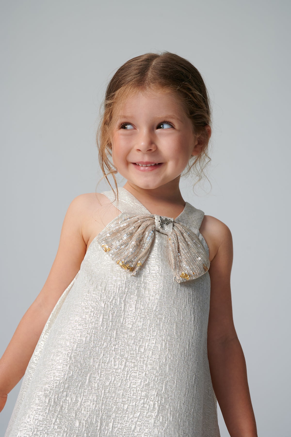 Baby Girl Ecru Dress