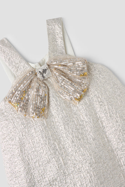 Baby Girl Ecru Dress
