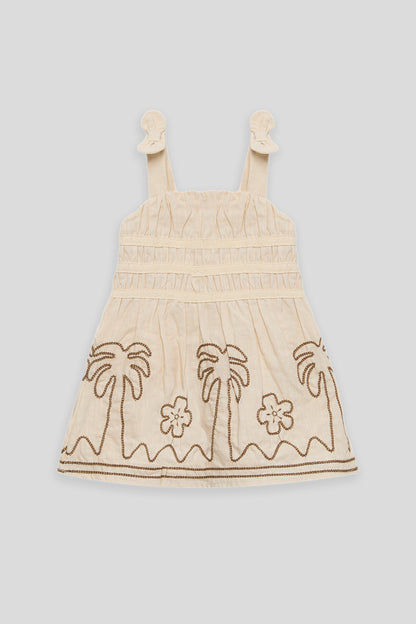 Baby Girl Ecru Dress